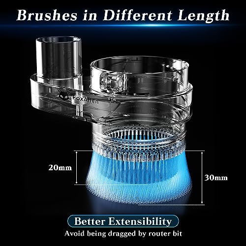 Image of FoxAlien 69mm Diameter Dust Shoe for CNC Router Machine, Compatible with 52mm Spindle Motor and 65mm Router, Hose Diameter 38mm