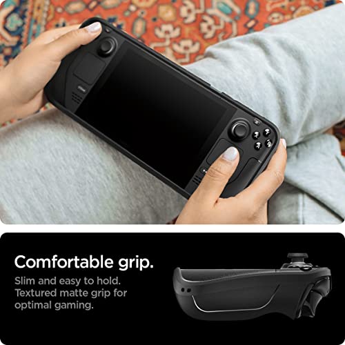 Spigen-Steam-Deck-Rugged-Armor-Matte-Black
