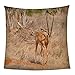 Mantas Colcha Franela Fleece Colcha Gacela Africana Animal Manta De Sherpa Impresión 3D Microfibrade Suave Y Cálida 180X200CM Extra Suave Manta para Hogar Viajar Queen Size