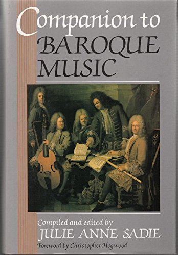 Companion to Baroque Music 0460046020 Book Cover
