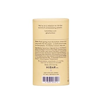 HiBAR - Lavender & Jasmine Sensitive Deodorant - Plastic-Free - 1 Pack