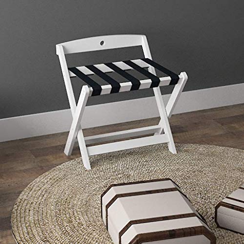 Porte-bagages en bois pour éviter les valises au sol - 2
