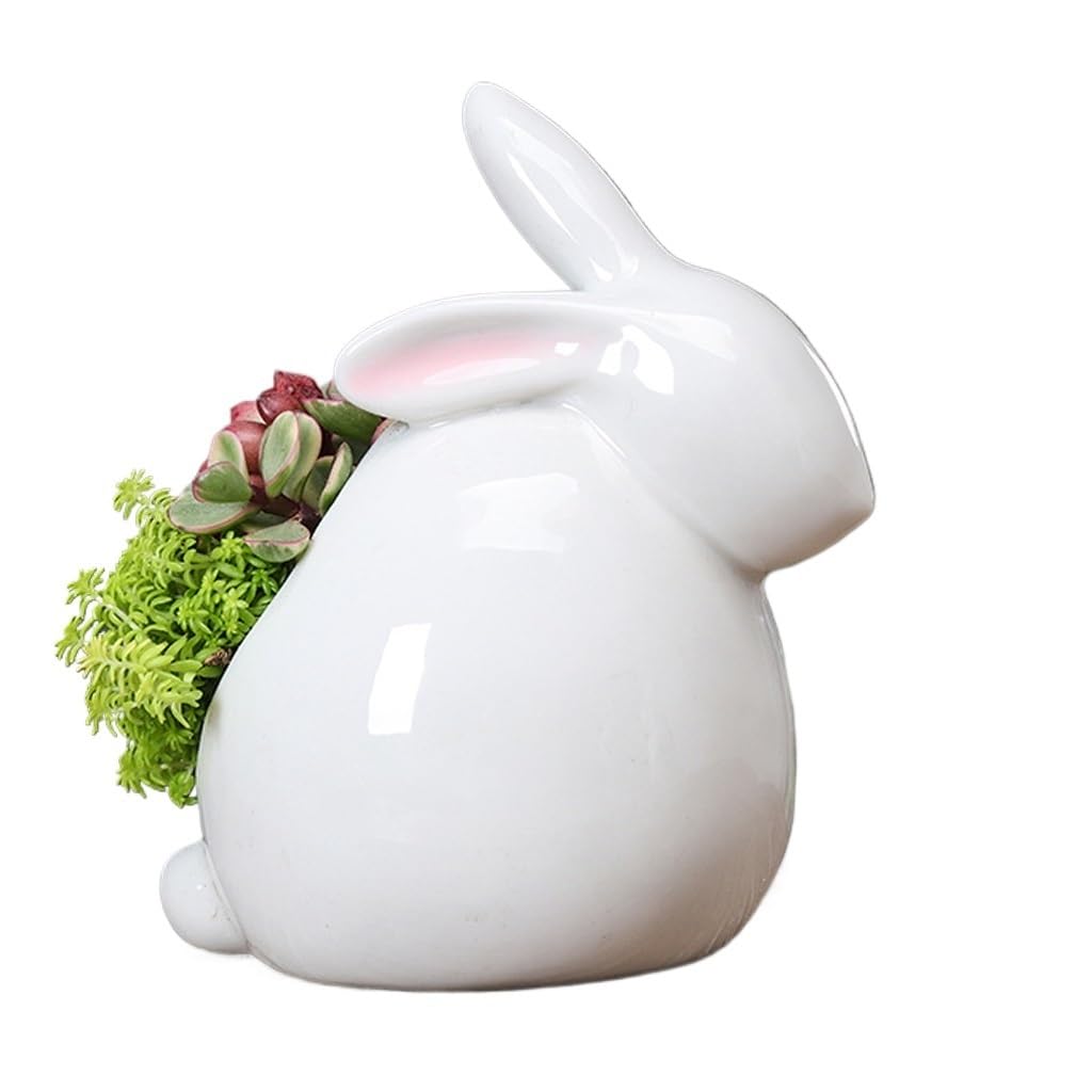 Pots de fleurs décoratifs lapin en cadeau pour la maison