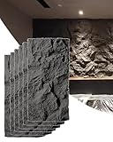 【Pannelli murali con texture in cemento】: Che si tratti di attività commerciali, uffici, scuole, intrattenimento o persino spazi domestici, questi rivestimenti decorativi si adattano bene. Sono un materiale decorativo ideale per soggiorni, camere da letto, sale giochi, cucine, pareti con sfondo TV, ecc.