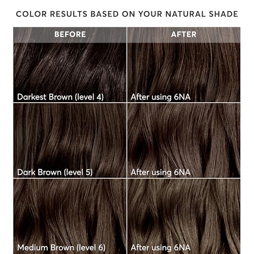 Image of Madison Reed Radiant Hair Color Kit - 6NA Medium Ash Brown with Cool Smoky Undertones (Monza Brown), Permanent Hair Dye, Superior Gray Coverage & Dimensional Color | PPD-Free & Ammonia-Free, 1 Pack