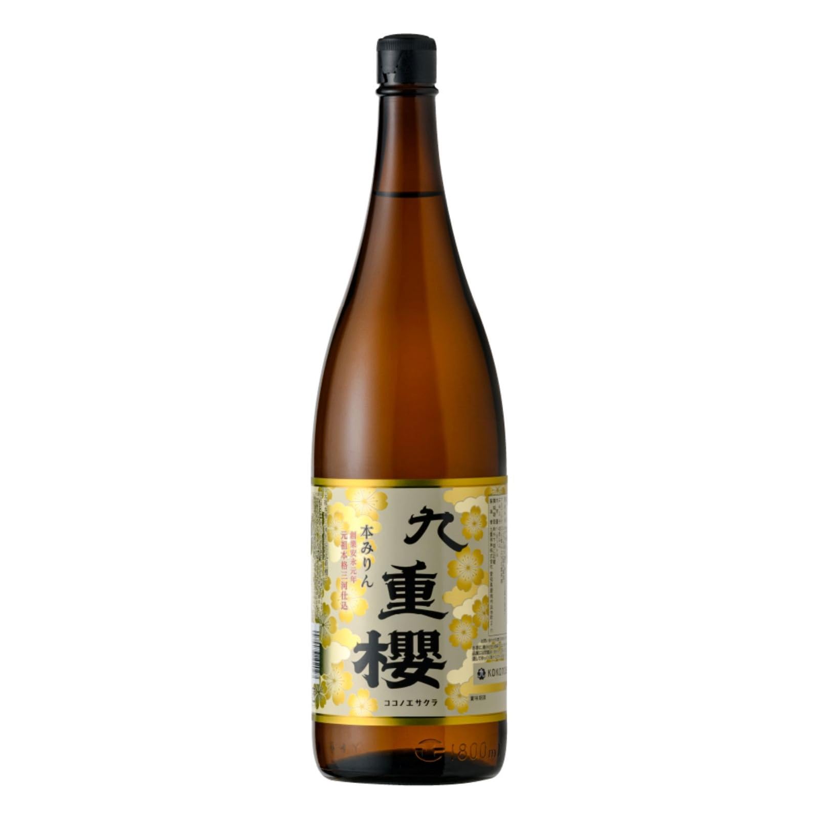Amazon.co.jp: 九重味淋 本みりん 九重櫻 瓶 [ 愛知県 1800ml