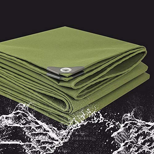 Lona exterior impermeable verde 4mx4m para techo de gazebo y camión 3