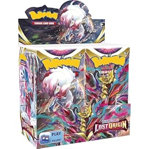 BARTOSZ Trading Card Collection Poke-Mone Playing Card Game 5 Pack 50 Card Collection Set Booster Packs,Battle Cards,Battle Game for Kids,Boys,Girls (LOST ORIGION 5 PACK 50 CARDS)