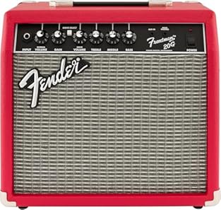 Now available in limited edition red! The Fender Frontman 20G Combo Guitar Amp for Electric Guitars is a powerful and versatile amplifier backed by Fender's legendary sound quality and craftsmanship; This amp delivers exceptional performance at an un...
