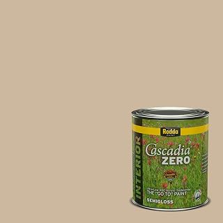 Rodda Paint CASCADIA ZERO Interior Semi-Gloss Paint & Primer in One, Quart, Biscotti