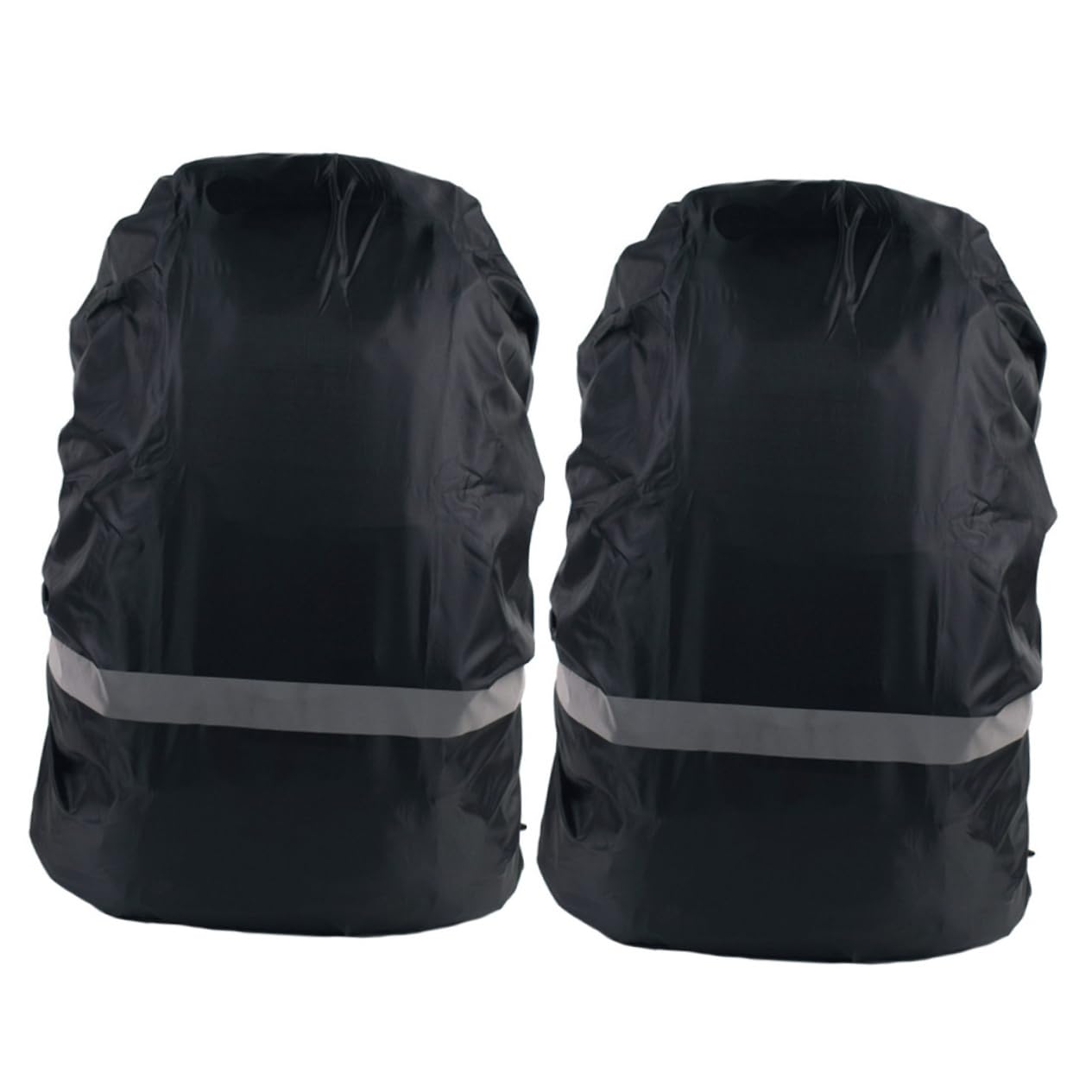 BESPORTBLE 2pcs Waterproof Backpack Covers Reflective Stripe Rain Shield for Hiking Camping