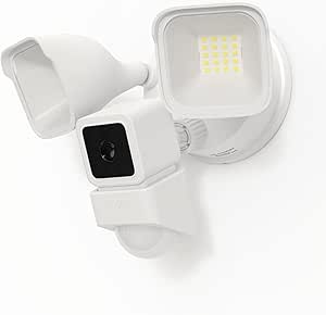 Wyze Cam Floodlight with 2600 Lumen LEDs, Wired 1080p HD IP65 Outdoor Smart Security Camera, Color Night Vision, 270-Degree Motion Detection, 90dB Siren with Wyze Cam Plus 3 Month Subscription asin的图片