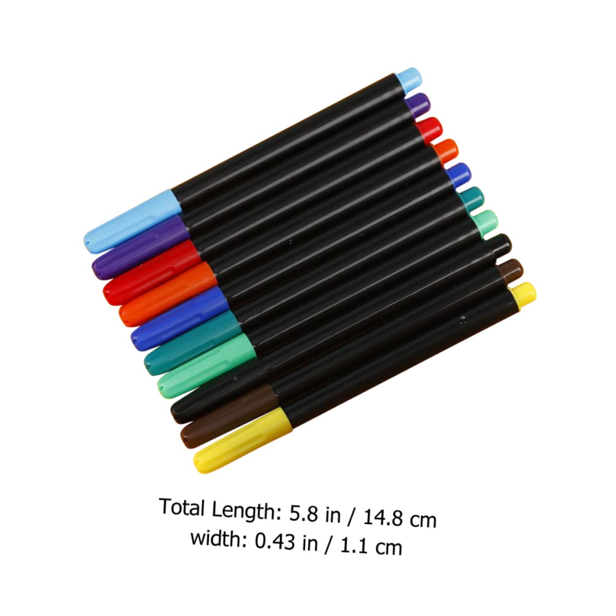 SEWACC 40pièces Feutres De Peinture Aquatique Pour Garçon Fille Marqueurs Flottants Créatifs Pour École Et Activités Manuelles