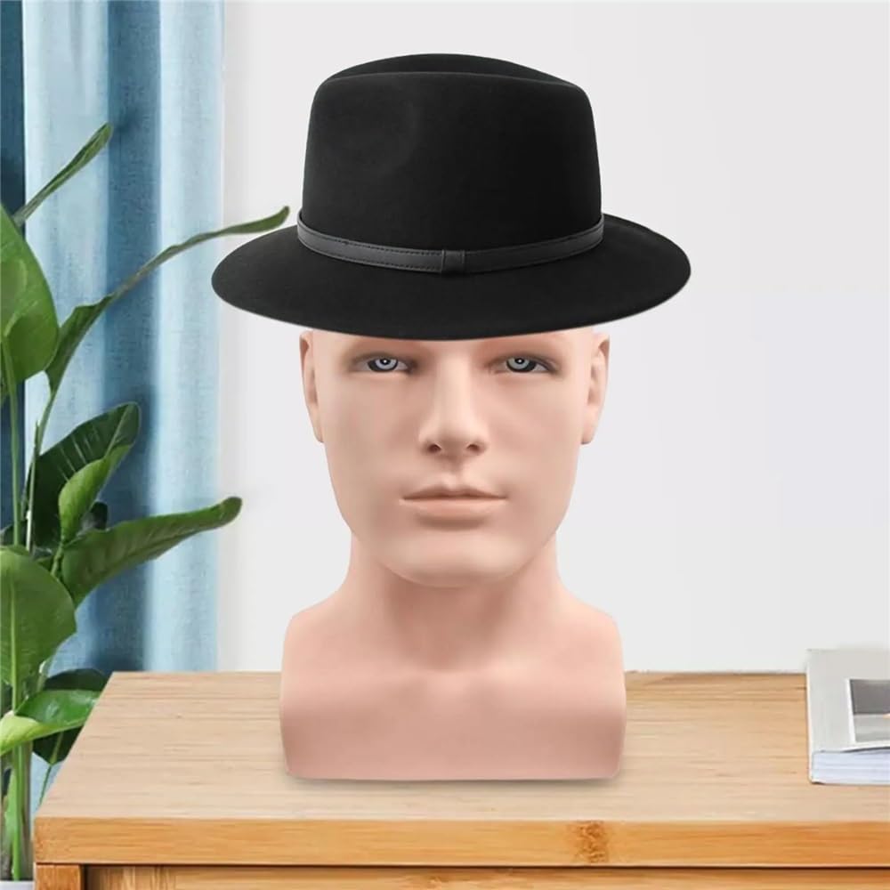 Wig stojak na głowę manekina z PCW, głowa, głowa show, męska głowa, stojak wystawowy, rekwizyt do kapelusza, naszyjnika, łańcuszka, stojaka na słuchawki, uchwyt na perukę