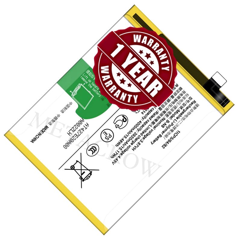 Image of Original B-N8 Battery Compatible for Vivo V20 (V2025, V2024) | V20 2021 (V2040, V2043 21) | V20 Pro (2018) - (4000mAh) - 1 Year Warranty JK1