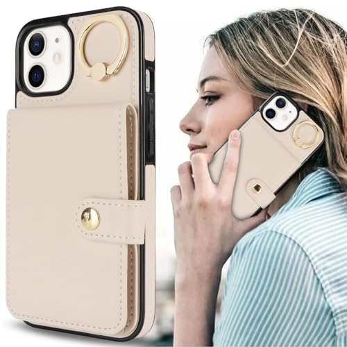 Coque iPhone 12 Pro étui portefeuille protection verre trempé