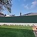 COARBOR 6' x 50' Privacy Fence Screen Heavy Duty Windscreen Fencing Mesh Shade Net Cover for Outdoor Wall Backyard Patio Deck and Porch, Green