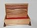 Handmade Solid Oak Valet or Ring Box with Walnut and Mahogany Accents