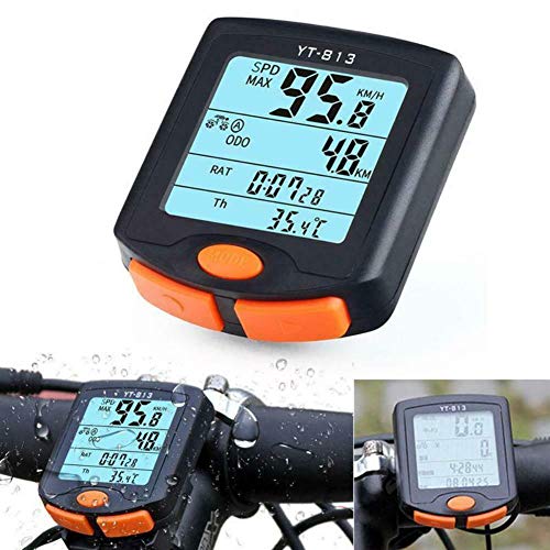 Riloer Bike Computer, Outdoor Bicycle Speedometer And Odometer With Lcd Display, Wireless Waterproof Multifunction Cycling Riding Bicycle Computer Accessories #TOP5