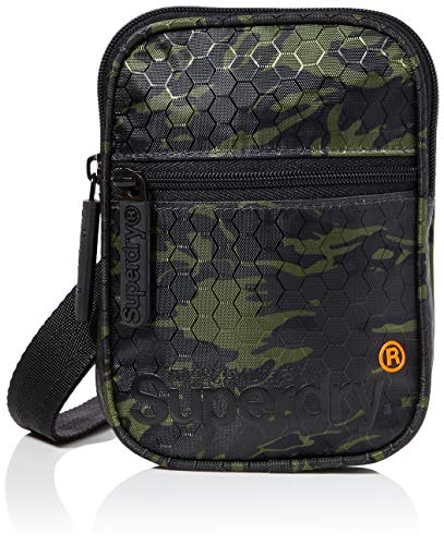 Preisvergleich Produktbild Superdry Herren Sport Pouch Geldbörse, Grün (Green Camo), 13x18x2 cm