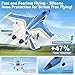 4DRC G1 RC Plane for Adults Kids, RC Airplane Fighter Jet 2.4GHz 4 Channel 6-axis Gyro Stabilizer RTF Glider Aircraft Plane Toys, Easy to Fly Remote Control Airplane Glider for Kids & Beginners