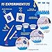 Anpro Kit de Ciencias para Niños,Experimentos Científicos para Niños,15 Experimentos Científicos, Kits...