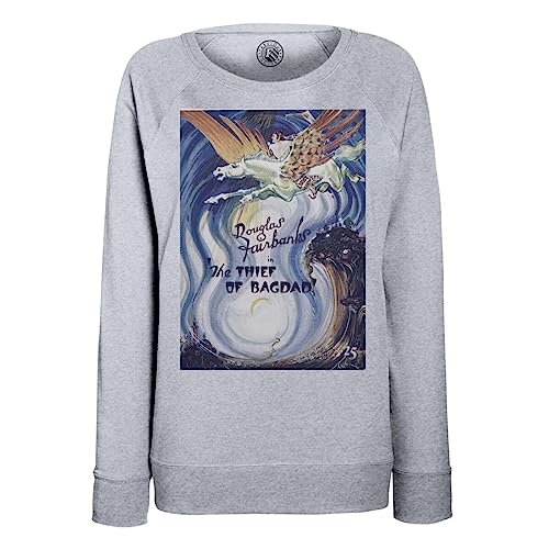 Sweatshirt Le Voleur de Bagdad femme pull affiche film vintage noir