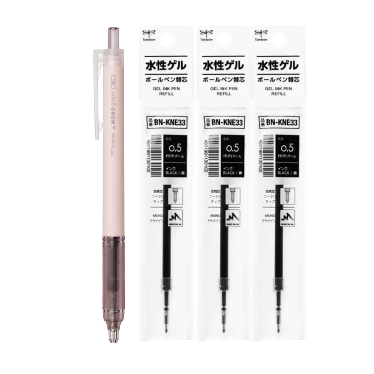 Amazon | トンボ鉛筆 モノグラフライト 水性ゲルボールペン 【 0.5mm