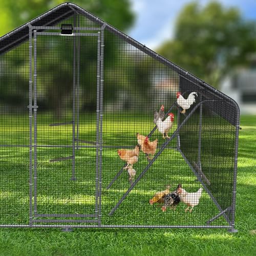 Image of CHIKENCOOP Chicken Coop Roosting Perch Essentials：Perfect for Backyard Poultry, Easy Installation Farm Roost Toys for Chickens(41.3''L x 40'' W x 41.7H'')