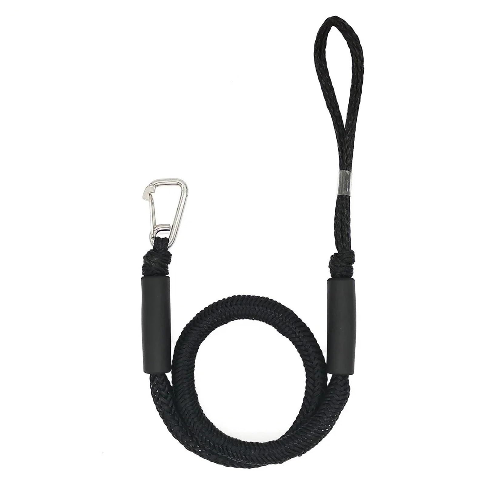 Soywim Nero Mooring Rope, 1/2Pcs Boat Rope Dock Lines Line Mooring For Boats 4 Ft 2 Ropes Bungee Cord Dockline Watercraft Accessories(1Pc)