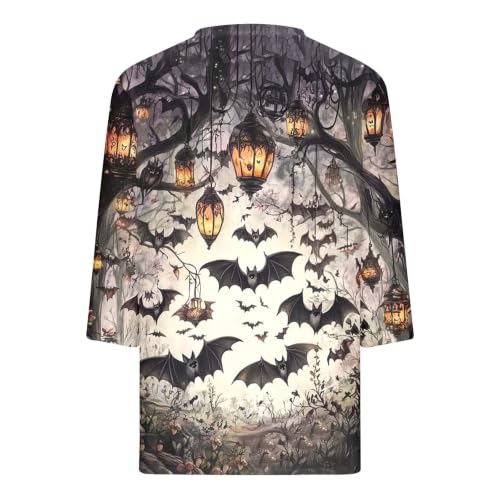 ZHIHAIHEN 3/4 Sleeve Blouses for Women Halloween - image 5