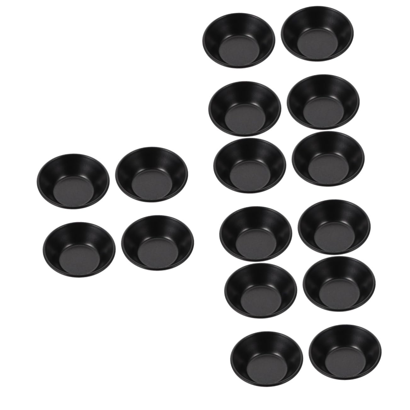 ULTECHNOVO Molde De Tarta De Huevo Moldes De Tarta No Moldes De Pastel Para Hornear Molde Para Hornear Pan Mini Moldes Para Flan Para Hornear Black 4 Piezas X 4