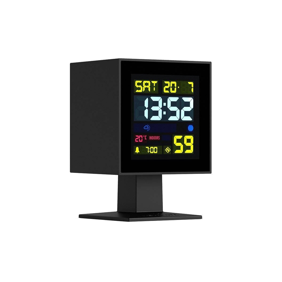 NEWGATE MONOLITH LCDアラーム時計 Amazon.com: NEWGATE® Monolith Alarm Clock | Retro Square Digital