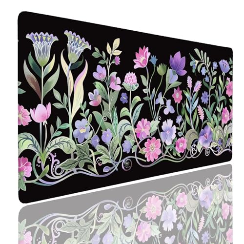 Tapis souris gamer large antidérapant et étanche avec bords cousus XL
