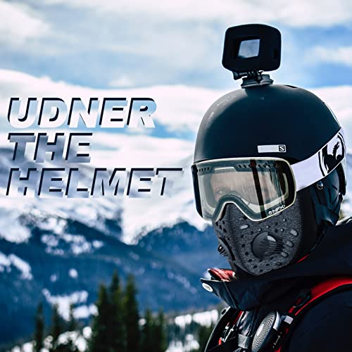 Rockbros Ski Mask Balaclava Winter Mask For Men Baclava Cold Weather Thermal Black #TOP4