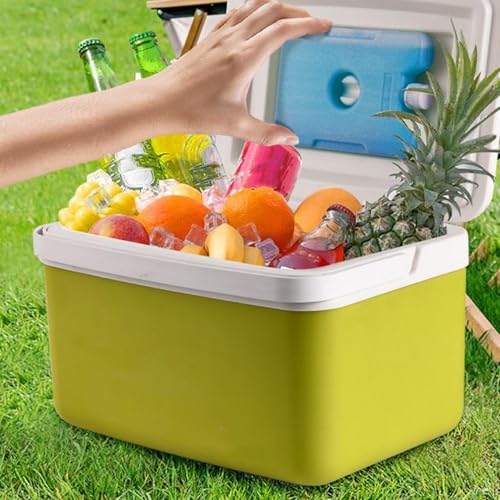 portátil para Camping, para Aperitivos, Incluye 4 Elementos de refrigeración, Recipiente Aislante portátil con asa ergonómica, térmica para Bebidas, Aperitivos, barbacoas, picnics - imagen 4