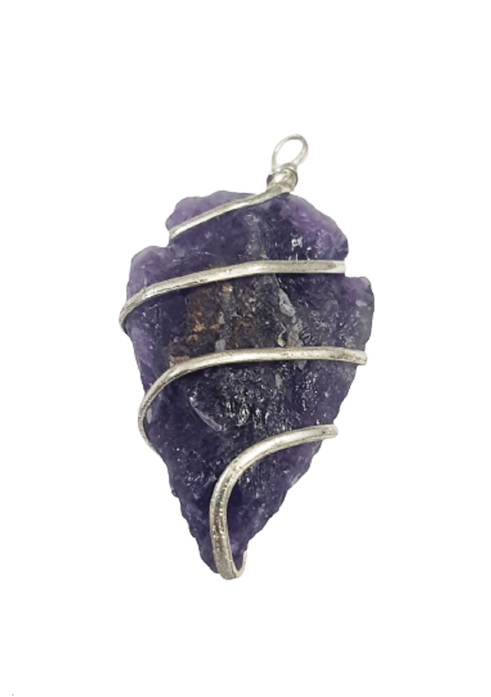Amethyst Stone Wire Wrapped Locket | Pendant For Men & Women (1 Pc)-image-21