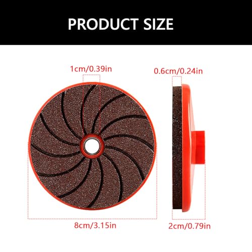 Juego De Almohadillas De Pulido Húmedas De Carborundo Para Granito Piedra Hormigón Mármol Amoladora De Suelo Pulidora Para Amoladora Angular De 100 Tipos Bloque De Lijado - imagen 7
