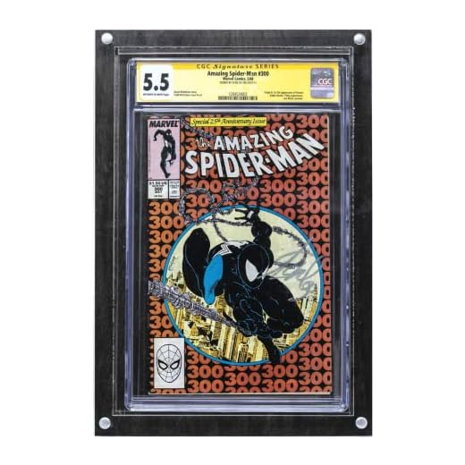 UV-FLEX Display Case For CGC & CBCS Graded Comic Books | 99% UV-Protected | Crafti Comics (Stained Wood Backing)