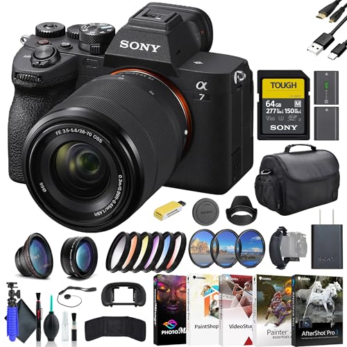 Sony α7 IV Mirrorless Camera Kit (ILCE-7M4K/B) with 28–70mm OSS L...