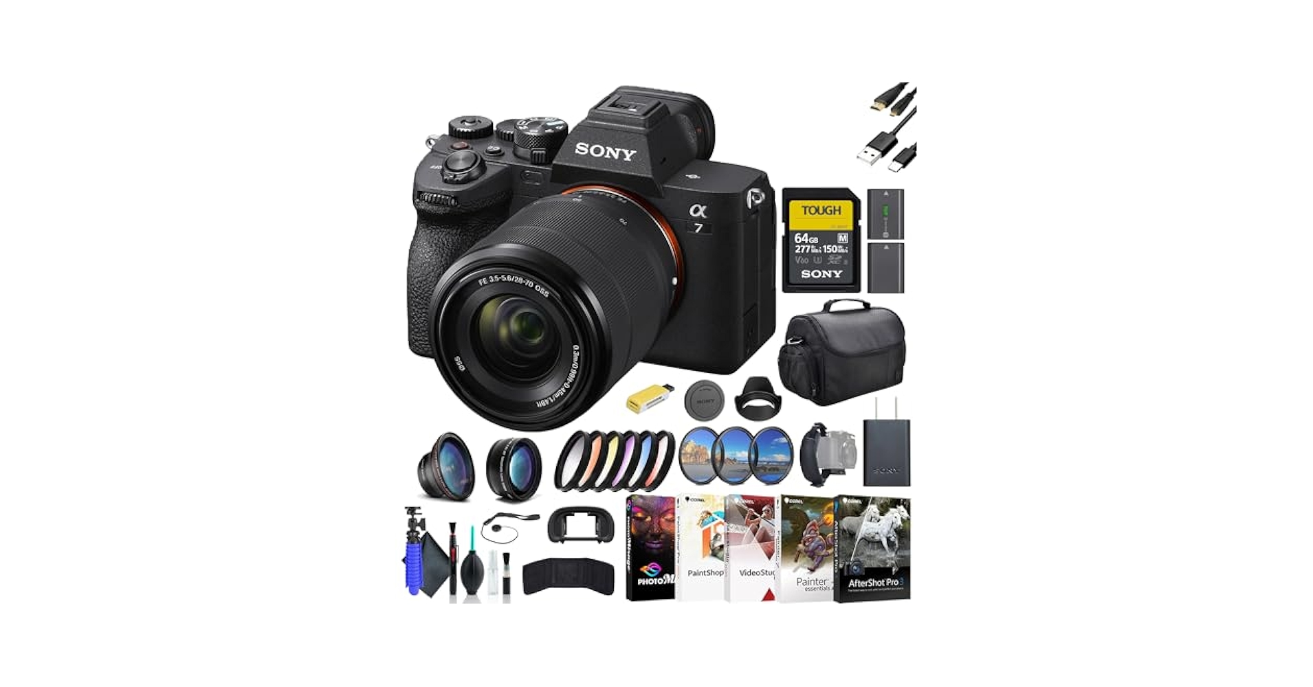 Amazon.com : Sony α7 IV Mirrorless Camera Kit (ILCE-7M4K/B