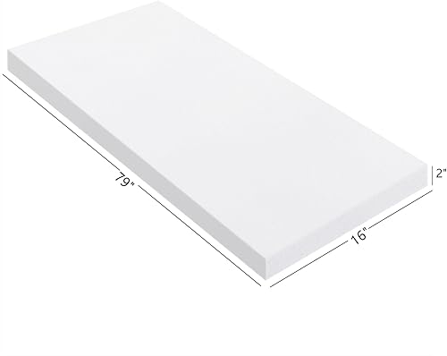 Miniatura 2 de Lámina de cojín de espuma de alta densidad para tapicería, relleno de esponja de repuesto para cojines, sillas, embalaje, almacenamiento y envío