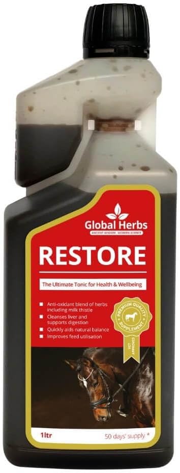 Restore Liquid Equine Fast-Acting Liver & Detox Support 1 Litre
