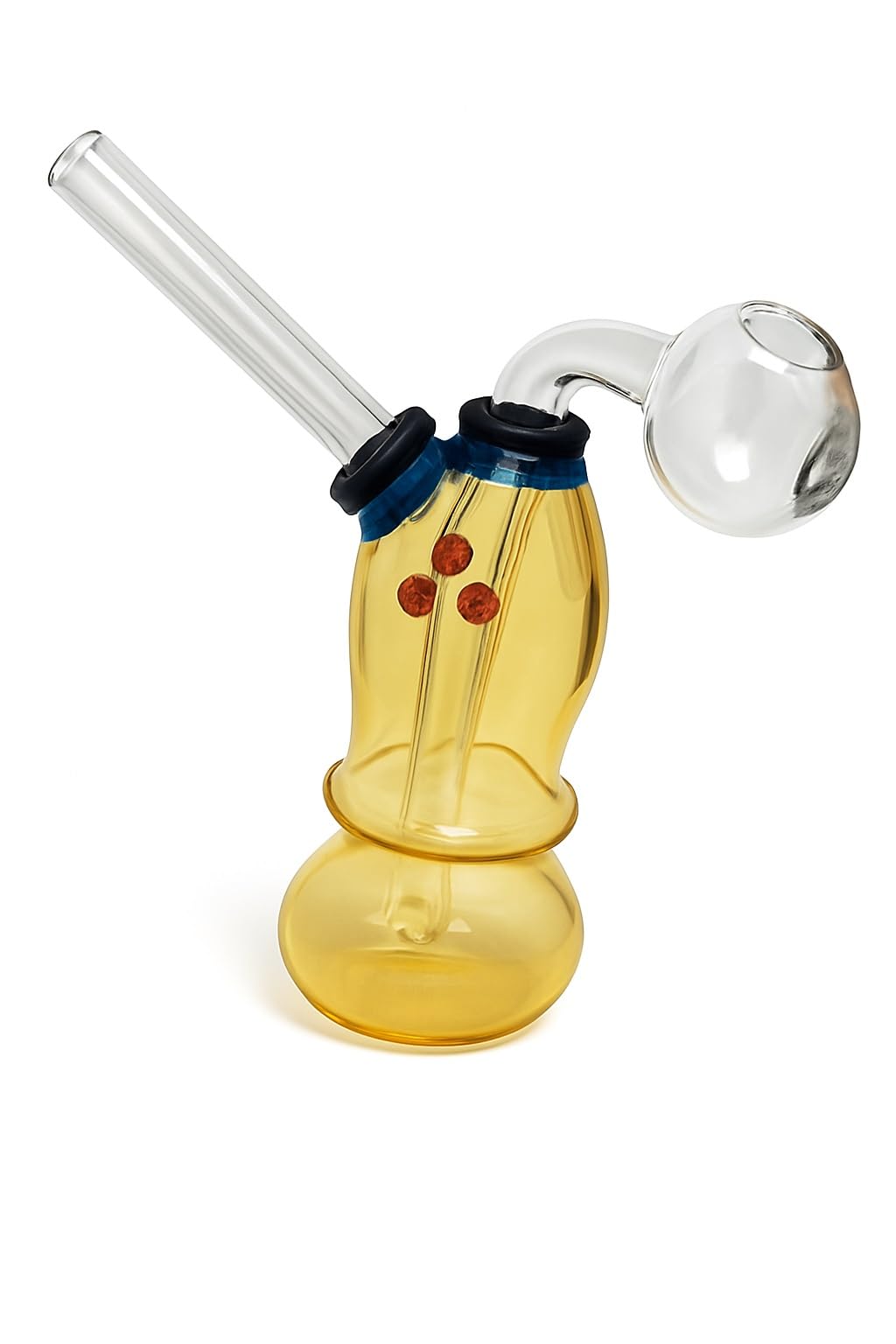 LEAHANA - I M POSSIBLE CLEAR GLASS SMOKING WEED POKET BONG CHILLUM OIL PIPE BURNER