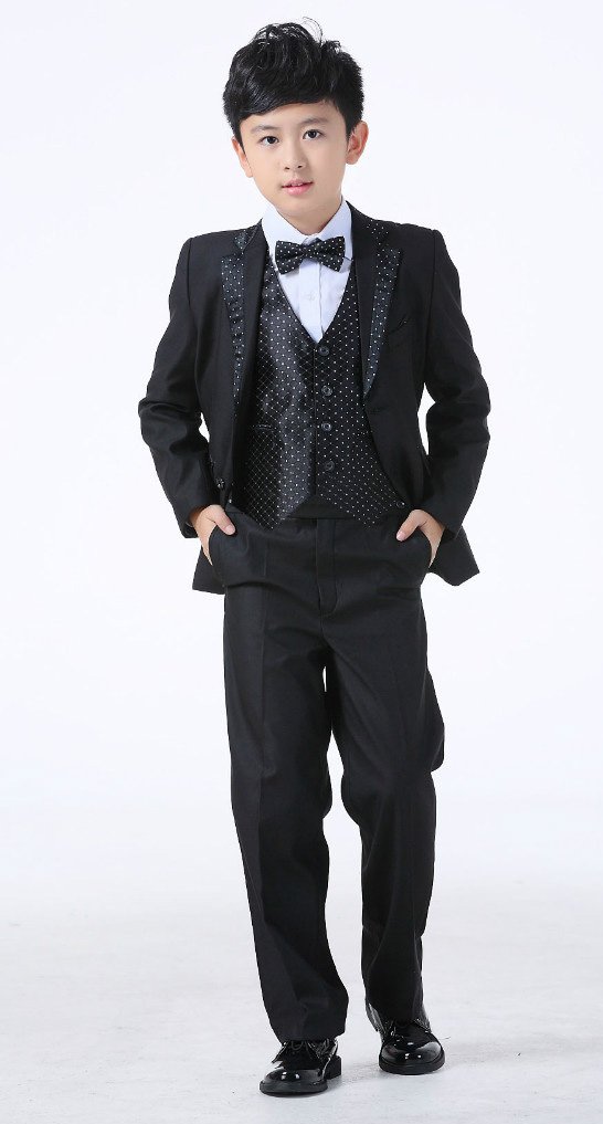 Amazon.co.jp: HIMOE 子供服 スーツ 男の子 フォーマル ブラックスーツ