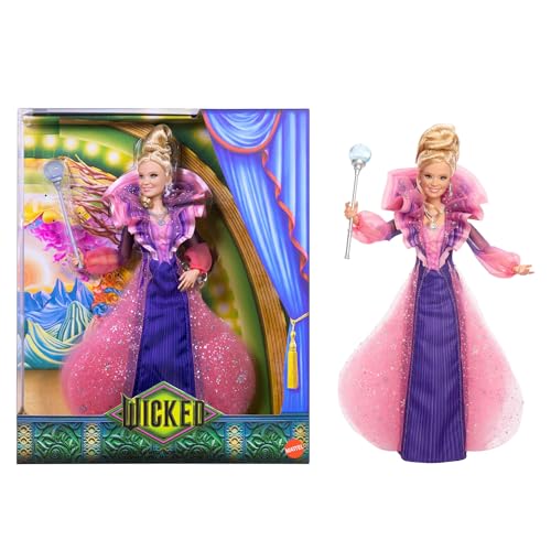 Mattel Universal Pictures Wicked: Die magische Weise Mond Modepuppe mit abnehmbarem Deluxe-Outfit und Zubehörteilen vom Film inspiriert JLG42 [Mehrfarbig]