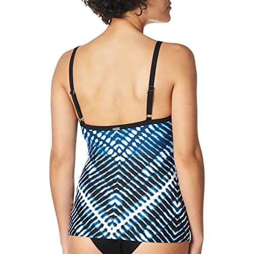 Calvin Klein Women's Basic Adjustable Strap Shell Tankini Top3