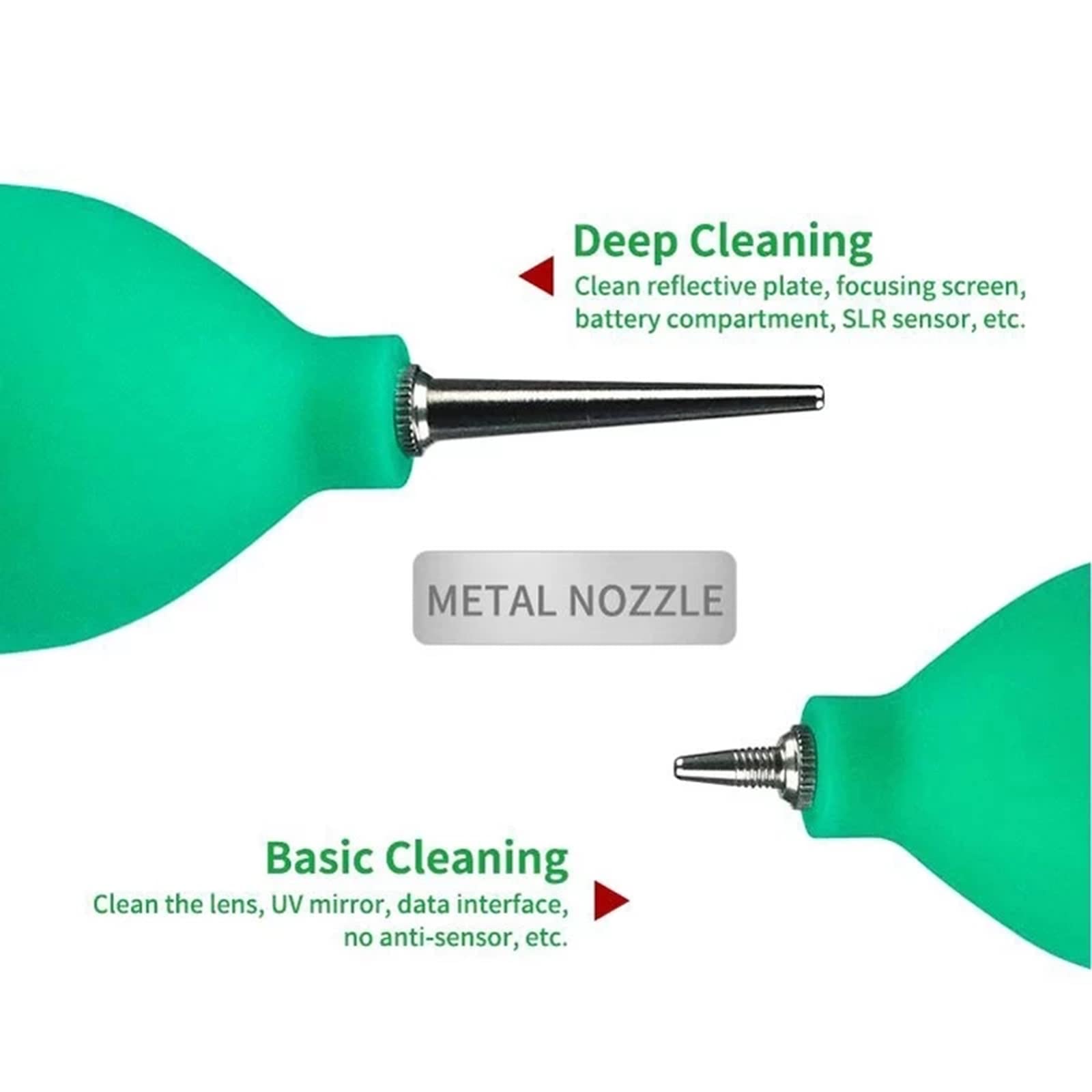 CHENZILIN Soft Silicone Air Blower Blaster Pump Dust Cleaner for Camera Sensor Laptop Motherboard Chips Dust Cleaning Tools, Approx.51x150mm, Blue