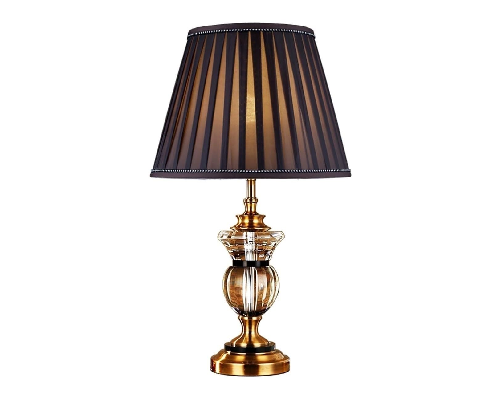 HYHDDM Table Lamp,European Luxury Crystal Table Lamp,Modern and Minimalist Bedside Lamp for Living Room Office(Dimming Switch)