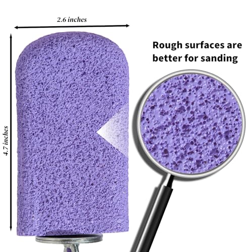 Image of Bird Perch Grinding Stand - Ideal for Small & Medium Birds Like Parrots, Budgies, and for Chinchillas, Hamsters. Great for Beak & Teeth Grinding, Climbing & Jumping (Purple, L)